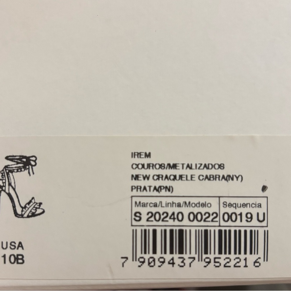 SCHUTZ Silver Glamorous Sandals - Picture 9 of 10